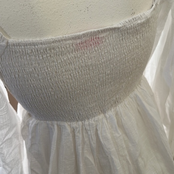 White Boho Style Dress by Pink Lily Size S - Picture 4 of 4